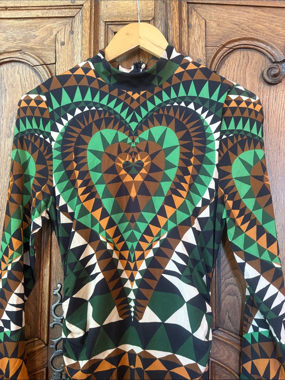 FARM Rio Heart Deco Jersey Midi Dress - Picture 7 of 15